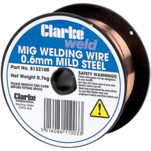 Welding Wire CLARKE Mild Steel .6mmx.8Kg