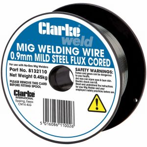 Welding Wire CLARKE Flux Cored .9mmx.45Kg