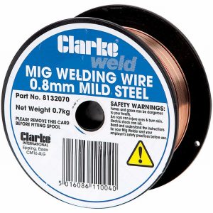 Welding Wire CLARKE Mild Steel .8mmx.8Kg