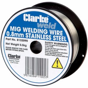 Welding Wire CLARKE Stainless Steel .8mmx.8Kg