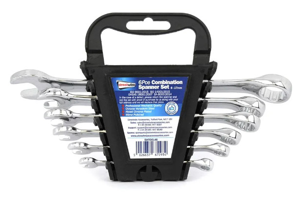 Spanner Set MM 6Pce. Deluxe Polished
