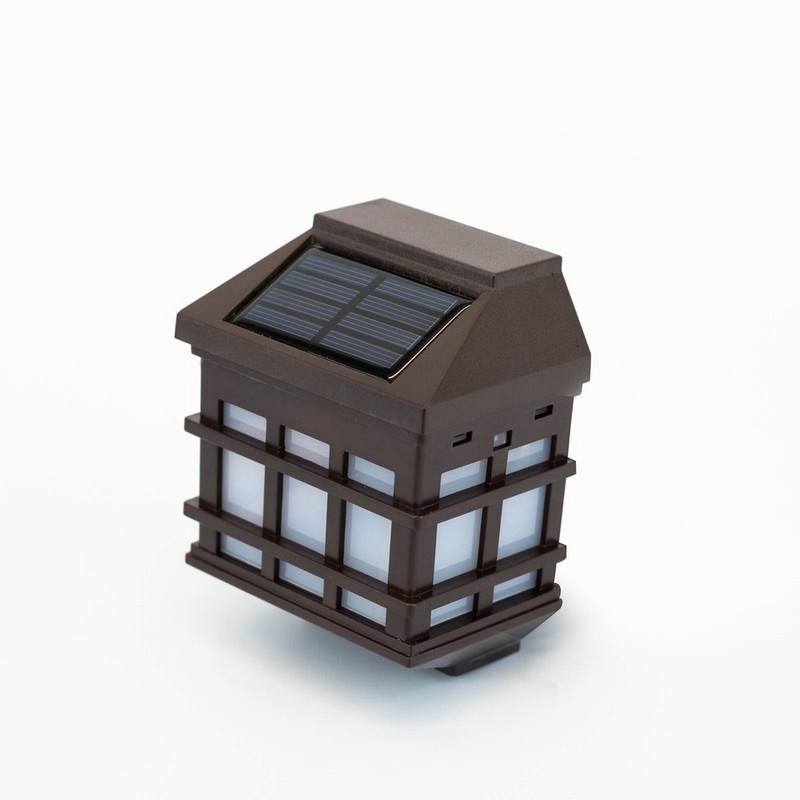 Solar Light Fence Mount x2 Black D - Image 4