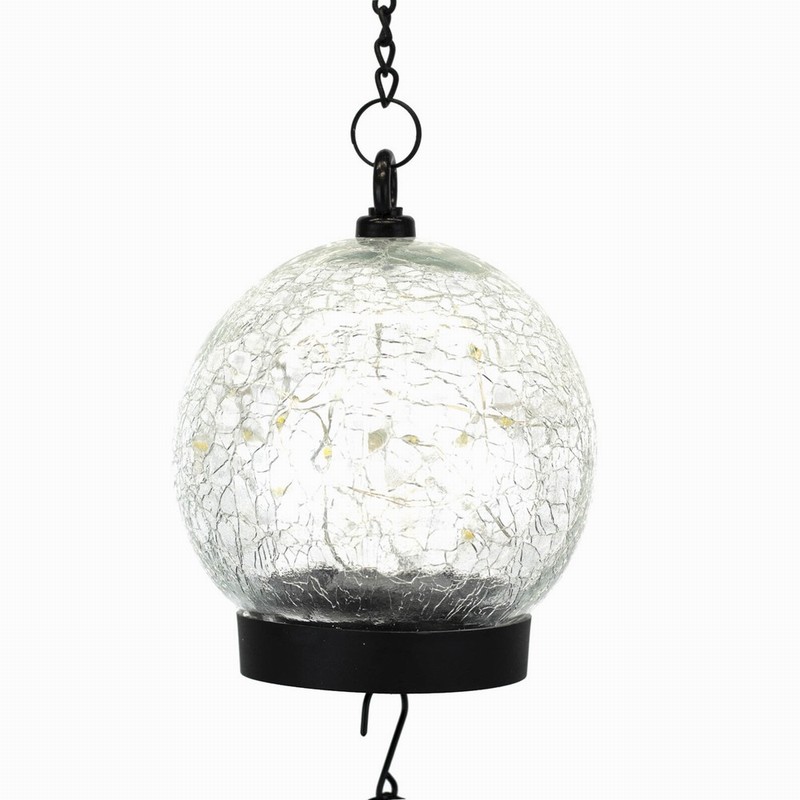 Solar Light Ball Craked & Wind Chime D - Image 3
