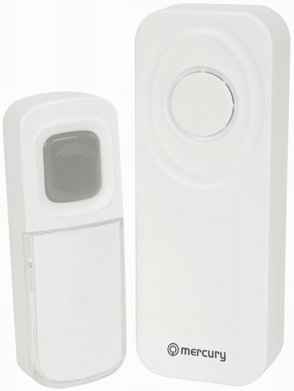 Chime Wireless & Portable DING DONG <50Mtr. 2xAAReq.