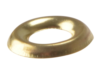 Washer Screw Cup Brass No. 6(10s)