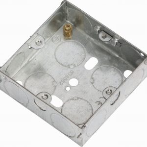 Box 1gang 25mm Galvanised