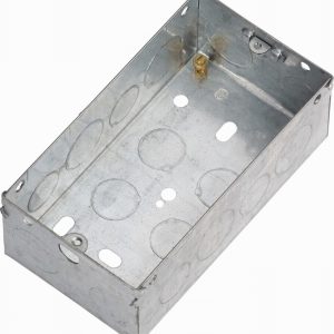 Box 2gang 47mm Galvanised