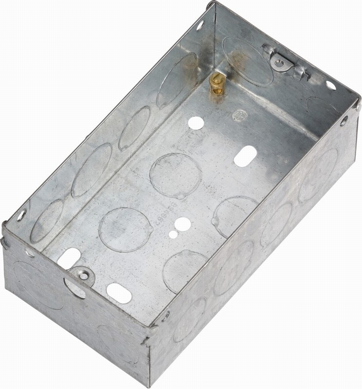 Box 2gang 47mm Galvanised