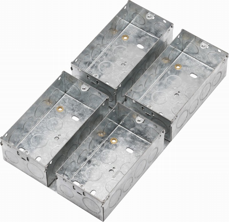 Box Galvanised for Multimedia Plate Lge.