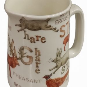 Jug Milk FINE BONE CHINA Gamekeeper Churn 1/2Pint 300ml  D