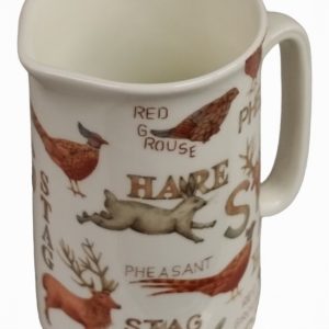 Jug Milk FINE BONE CHINA Gamekeeper Design 1Pint 550ml  D
