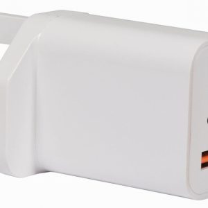 Charger for USB A&C Dual Plug In Quick Charge 20Watt  D