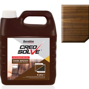 Wood Protector CREOSOLVE 4Ltr. Dark Brown