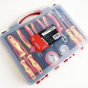 11 Piece VDE Electricians Pliers and Screwdrivers Tool Kit