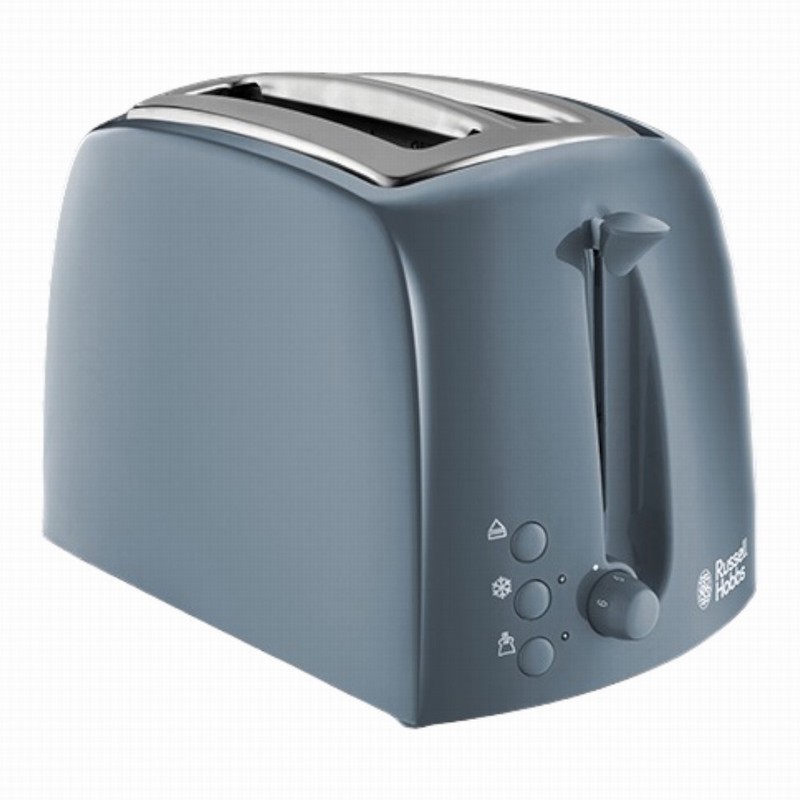 Toaster RUSSELL HOBBS Textures Grey 2 Slice
