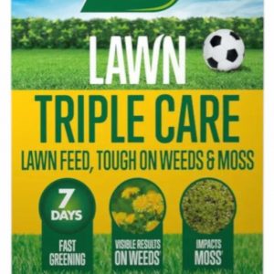 Lawn Weed Feed + Mosskiller TRIPLE CARE 350m2  D