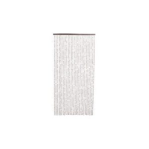 Beaded Curtain Wood & Bamboo 27Strandx180cm Dark