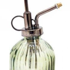 Water Sprayer Tonal Green Glass 16cm