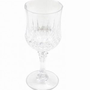 Glass Crystl Plastic Wine 7x16.5cm