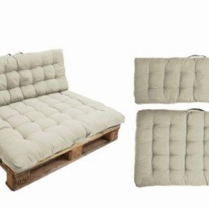 Pallet Cushions Beige x2