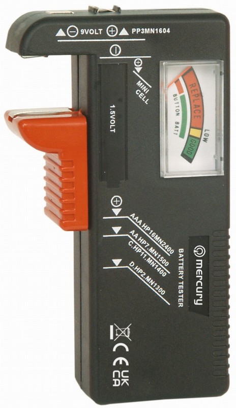 Battery Tester MERCURY Universal Analogue