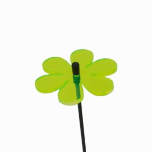Suncatcher Fluorescent Yellow Daisy Garden Stake 6x6x25cm