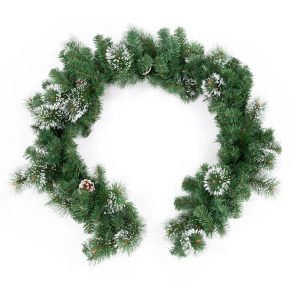 6ft Wide Pine Christmas Garland
