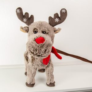Walking Reindeer with Christmas Music