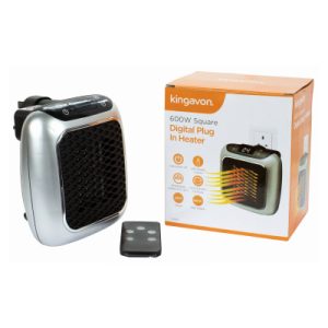 600w Digital Plug In Programmable Radiant Heater with Thermostat
