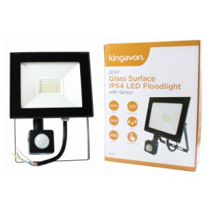 20w Glass Surface IP54 LED Floodlight with Sensor