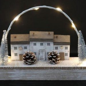 Christmas Design Silver LED House