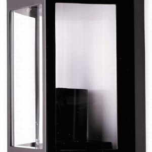 HiSpec Caspian Flush 3 Sided Black Lantern