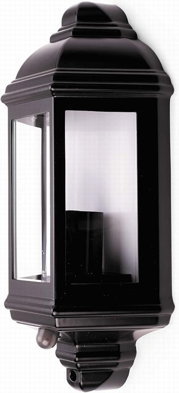 HiSpec Caspian Flush 3 Sided Black Lantern