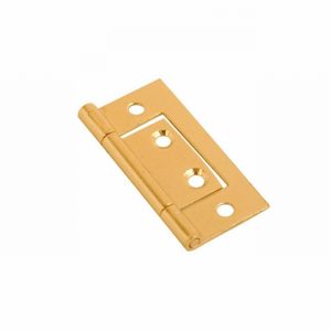 50mm Electro Brass Plated Flush Hinge