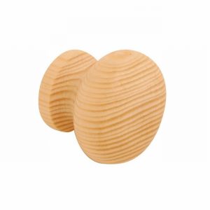 30mm Pine Knob with Woodscrew Fixing Hole