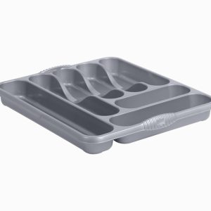 Wham Casa Large Silver Cutlery Tray