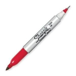 Red Twin Tip Sharpie Marker Pen
