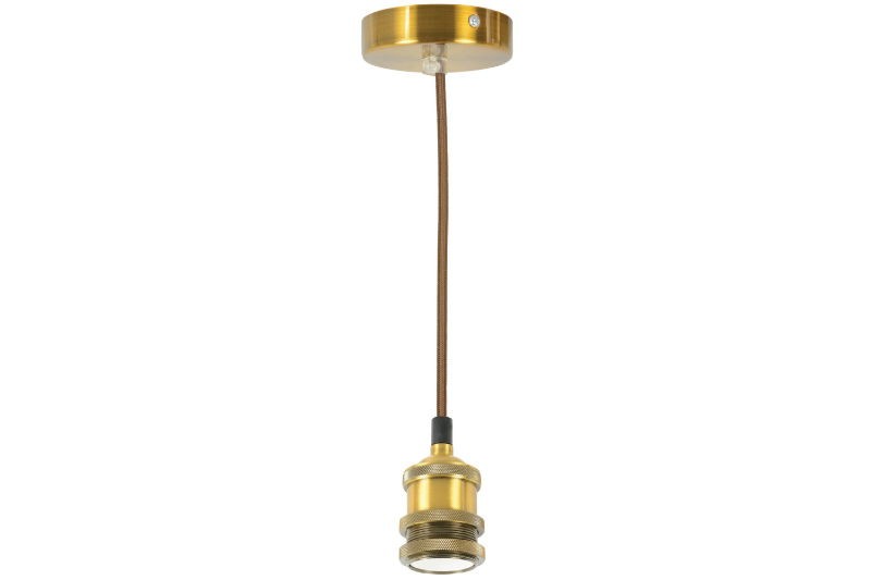 Ceiling Pendant Set VINTAGE Ant. Gold <1.8Mtr. ES