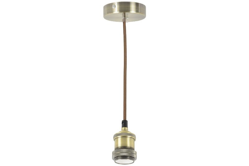 Ceiling Pendant Set VINTAGE Bright Silver <1.8Mtr. ES