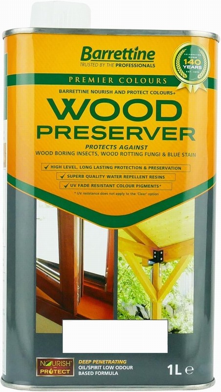 Wood Preserver 1Ltr. Holly Green