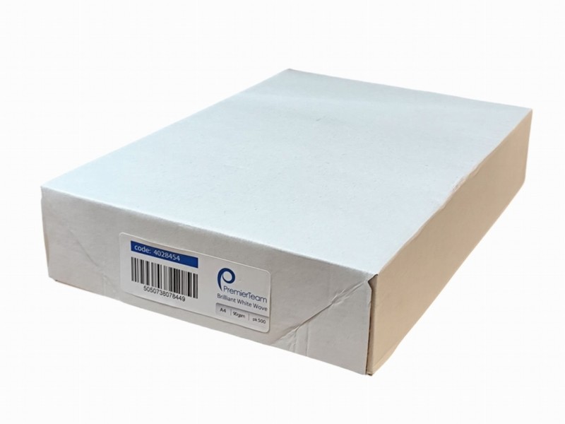 Premium Team A4 90g/m2 500 Sheet Paper Ream