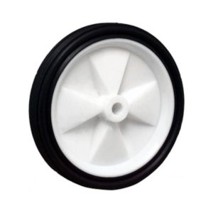 Castor Plastic & Rubber 125mm Dia. 10mm Bore <30Kg