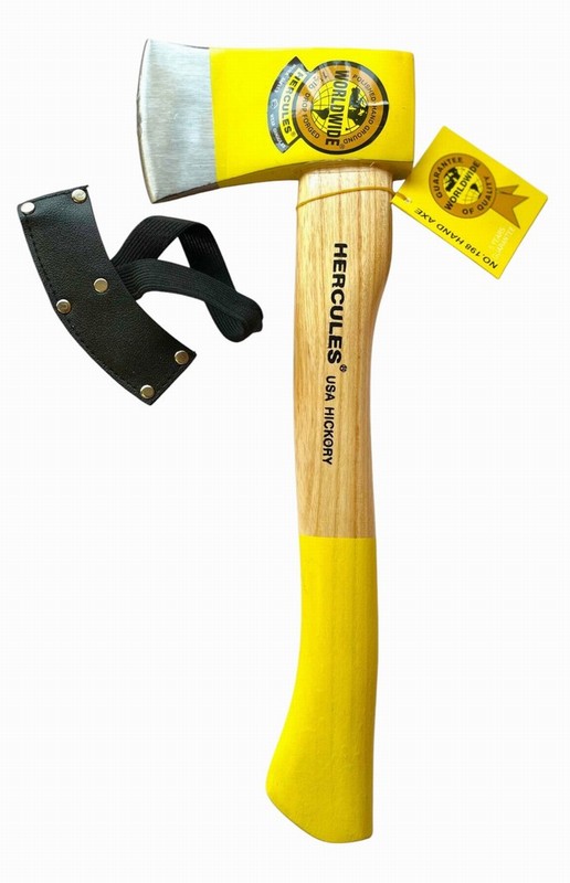 Worldwide Hercules Hand Axe with Hickory Shaft