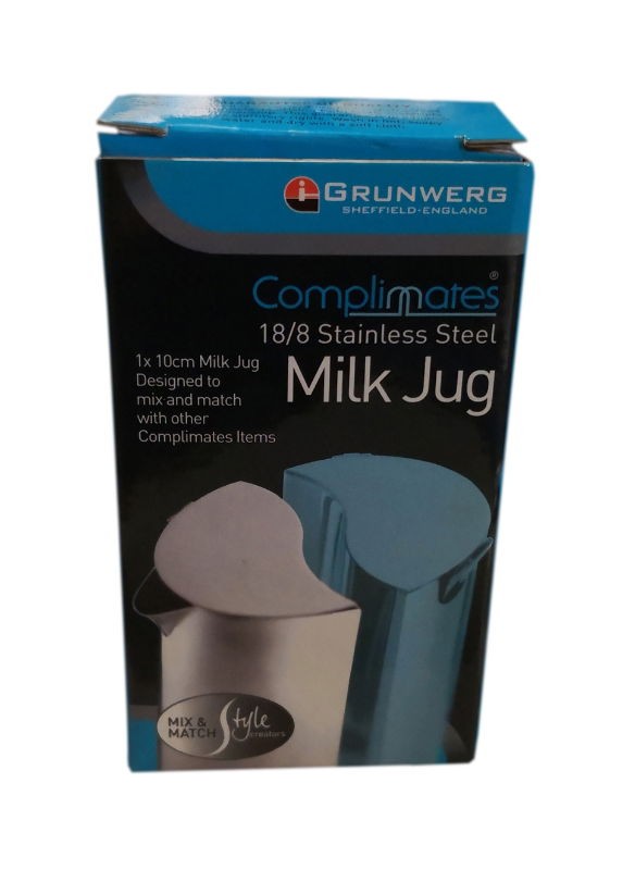 Jug Milk GRUNWERG 10cm Mix & Match SS Satin