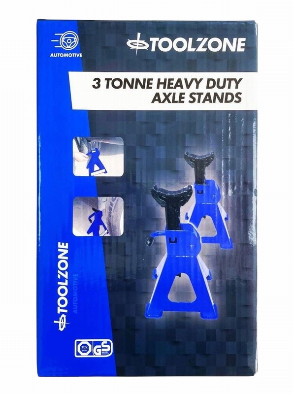 Axle Stand 3Tonne PAIR Ratchet Action