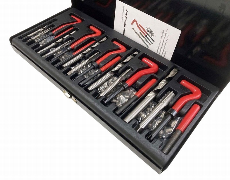 Thread Repair Master Kit 131Pce. M5>12 in Case