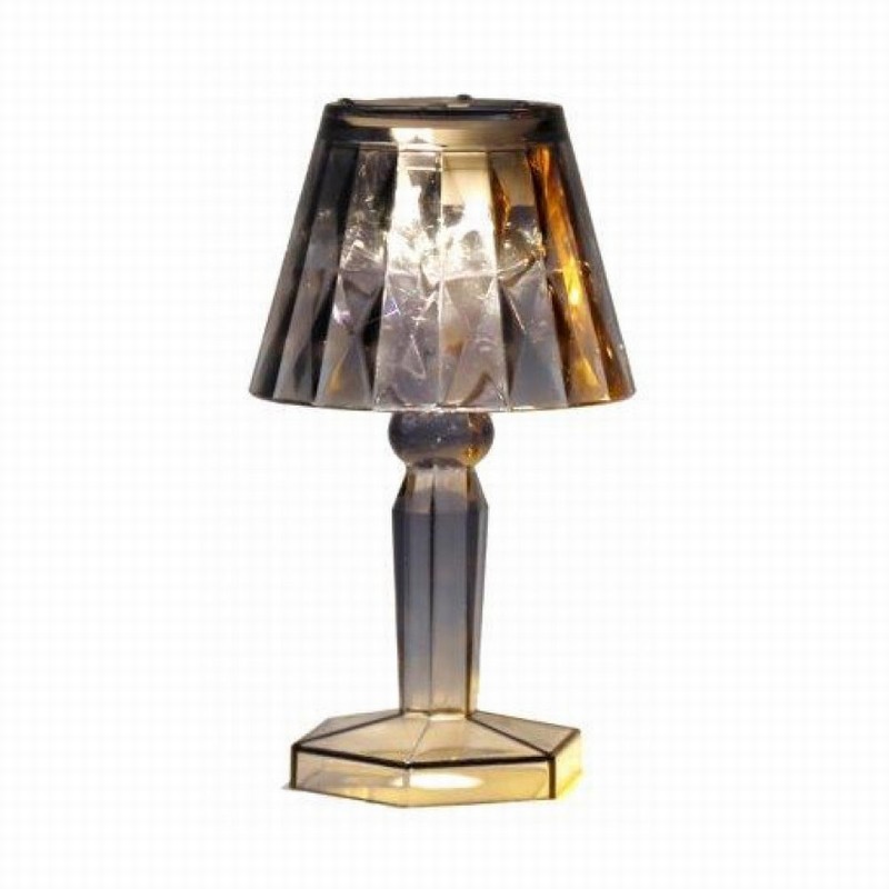 Decorative LED Lantern Blue Shade 6.5x12cm