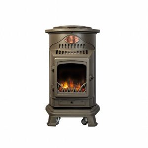 Provence Autumn Green Flame Effect Gas Heater