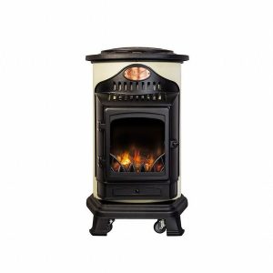 Provence Cream Flame Effect Portable Gas Heater