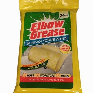 Elbow Grease 24 x Lemon Scented Surface Scrubbing Wipes